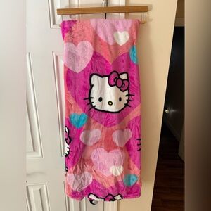 Hello Kitty 2025 Valentine’s Day Pink Hearts Throw Blanket